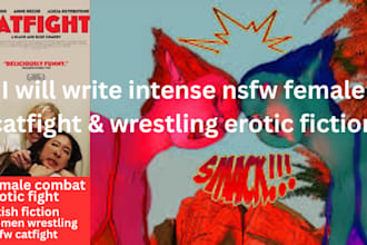 write intense carfight erotic and woman wrestling rivalry stories
