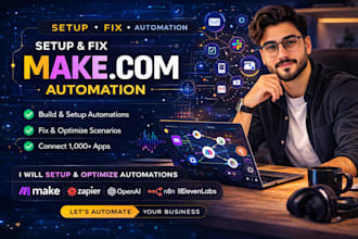 setup fix make com automation, make com, make automation, made com automation