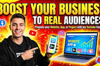 do youtube influencer promotion for your app or website