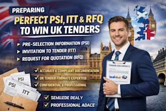 prepare perfect psi, itt, rfq to win UK tenders