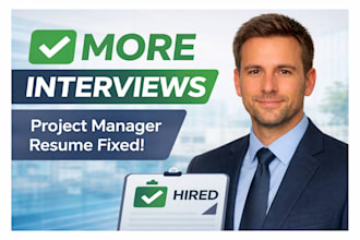 rewrite your project manager resume to get interviews
