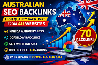 build high quality australian seo backlinks from au websites