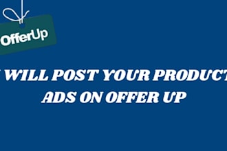 post your product ads on offerup to reach more buyers