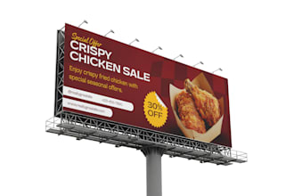 design billboard, yard sign, signage,or banner ads ,advertising ads