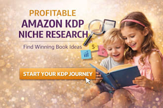 write and promote a creative children story book for kids and amazon kdp