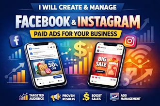 setup and manage high converting facebook and instagram ads compaigns
