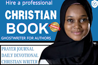 be your christian book ghostwriter prayer journal bookwriter daily devotional