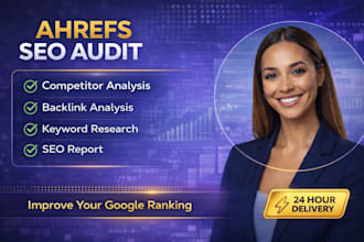 do ahrefs SEO audit, competitor analysis and keyword research