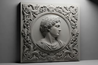 do 3d bas relief bas relief model 3d cnc relief model sculpture stl model