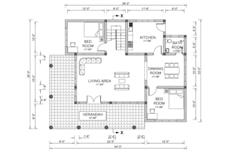 draw detailed 2d residential drawings for construction, PDF or sketch to autocad
