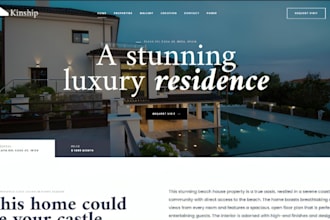 build wix construction website property development investor realtor website