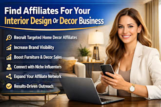 find affiliates for your interior design or decor business