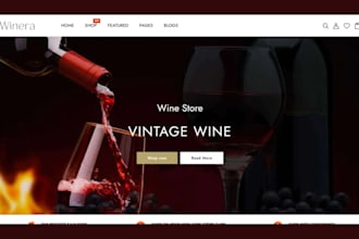 build wine shopify store liquor store wine website beverage store wine store