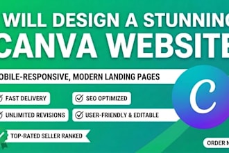 canva website design canva landing page canva website canva