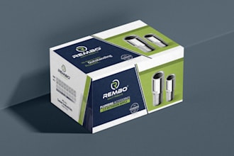 design professional product packaging and box labels