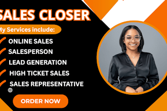 be your IT sales closer IT salesperson b2b sales rep sdr and virtual assistance