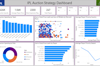 create power bi dashboards and clean excel data