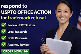 respond to uspto office action for trademark refusal