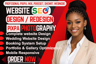 build pixpa website, photography website, showit, pixieset, webnode, zyro, seo