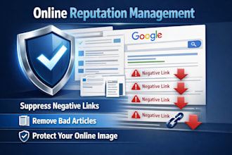 do online reputation management, remove or suppress negatice links, mugshots