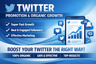 organically promote your twitter x account to grow engagement