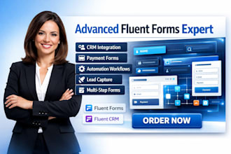 build advanced fluent forms with CRM payments, and automations