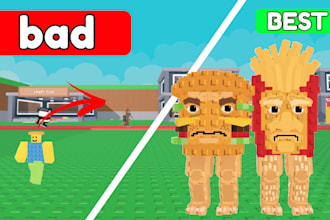 create professional roblox game icons and thumbnails