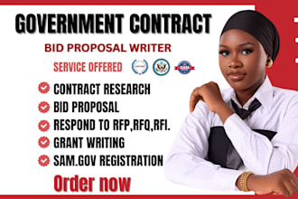 write winning government contract bid proposal  rfp rfq non profit grant