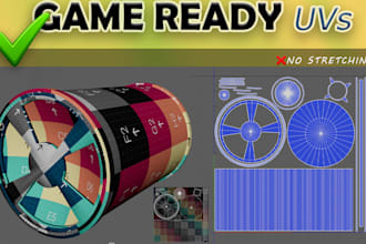 do clean uv unwrap for your 3d game assets