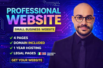 build a professional website for your small business