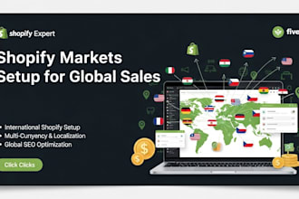 set up shopify markets for global sales and international expansion