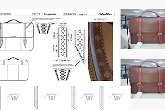 sketch bag tech pack, tech packs designs for bags, backpack design, tote bag