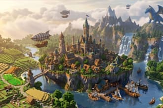 we be your professional minecraft map any theme and lobby server