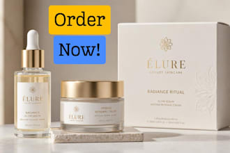 design premium cosmetic and skincare packaging and label design