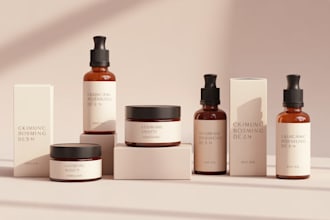 design cosmetic and skincare packaging and label for beauty brands