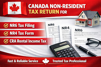 file canada non resident tax return rental income nr6 nr4 cra tax filing