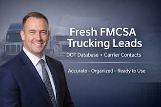 provide fresh trucking leads from fmcsa database