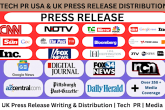 tech press release, tech press release distribution, press release, distribution
