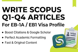 write scopus q1 q4 medical research article for eb1 eb1a profile google scholar