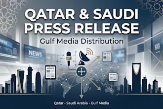 distribute your press release to top qatar, saudi arabia, al jazeera, gulf news