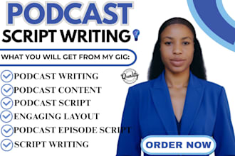 write your podcast content, summary and show notes