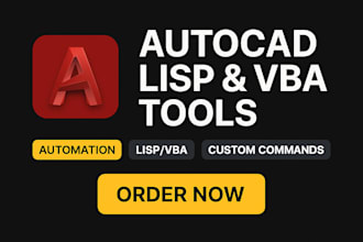 create tools for autocad with lisp or vba