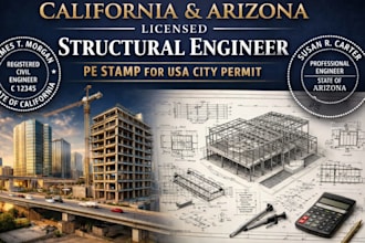 california arizona stamp license structural engineer pe stamp usa city permit