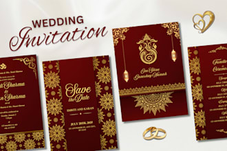 design wedding, birthday and party invitation cards