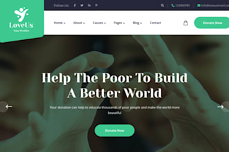 build wix nonprofit website 501c3 church donation website payment intergration