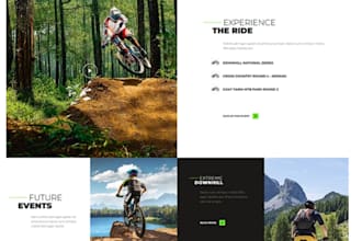 do mountain biking website design