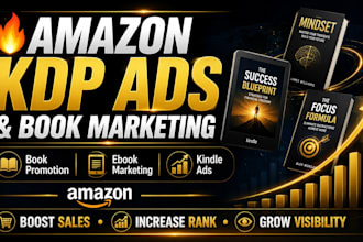 do amazon KDP ads, book promotion, ebook marketing and kindle book advertising
