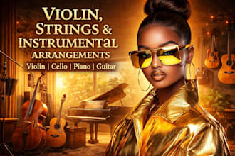record violin strings arrangement viola cello piano track mandolin fiddle guitar