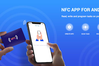 build nfc app, rfid, business card, nfc website, digital card, nfc payment app