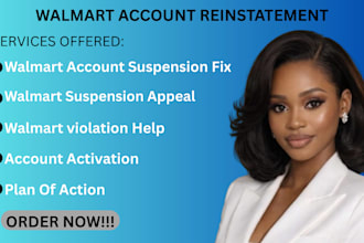 reinstate suspended walmart seller account  walmart appeal letter poa